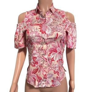 CALIBAN Women’s Puff Sleeve Blouse from Italy